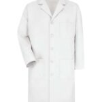 Unisex Tall Button Front Lab Coat