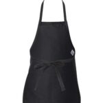 Full-Length Apron with Pouch Pocket