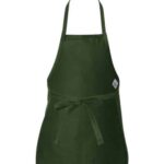 Full-Length Apron with Pouch Pocket