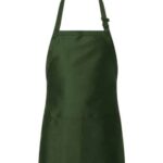 Full-Length Apron with Pouch Pocket