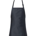 Full-Length Apron with Pouch Pocket