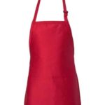 Full-Length Apron with Pouch Pocket