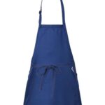 Full-Length Apron with Pouch Pocket