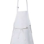Full-Length Apron with Pouch Pocket