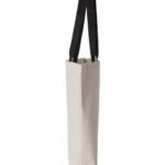 11L Canvas Tote with Contrast-Color Handles