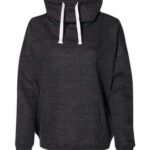 Women’s Mélange Fleece Cowl Neck Sweatshirt