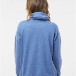 Women’s Mélange Fleece Cowl Neck Sweatshirt