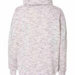 Women’s Mélange Fleece Cowl Neck Sweatshirt