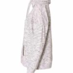 Women’s Mélange Fleece Cowl Neck Sweatshirt