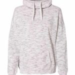 Women’s Mélange Fleece Cowl Neck Sweatshirt