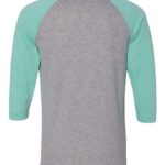 Unisex Triblend Three-Quarter Raglan Baseball T-Shirt