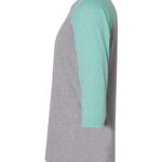 Unisex Triblend Three-Quarter Raglan Baseball T-Shirt
