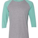 Unisex Triblend Three-Quarter Raglan Baseball T-Shirt