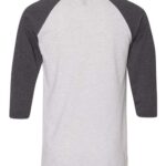 Unisex Triblend Three-Quarter Raglan Baseball T-Shirt