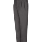 Men's Odd-Extended Sizes Pleated Twill Slacks
