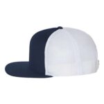 Wool Blend Flat Bill Trucker Cap