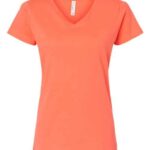 Women's Fine Jersey V-Neck Tee