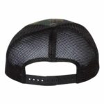 Garment Washed Printed Trucker Cap