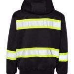 Men's EV Series® Enhanced Visibility Full-Zip Hooded Sweatshirt