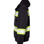 Men's EV Series® Enhanced Visibility Full-Zip Hooded Sweatshirt