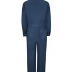 Men's Extended Sizes Zip-Front Cotton Coverall