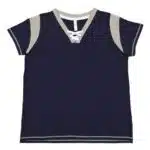 Women's Curvy Lace Up Fine Jersey Tee