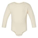 Infant Long Sleeve Baby Rib Bodysuit
