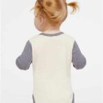 Infant Long Sleeve Baby Rib Bodysuit