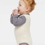 Infant Long Sleeve Baby Rib Bodysuit