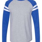 Unisex Fine Jersey Mash Up Long Sleeve Tee
