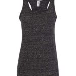 Women's Snow Heather Jersey Racerback Tank Top