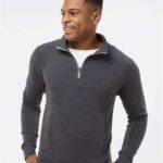 Men's Triblend Quarter-Zip Sweatshirt