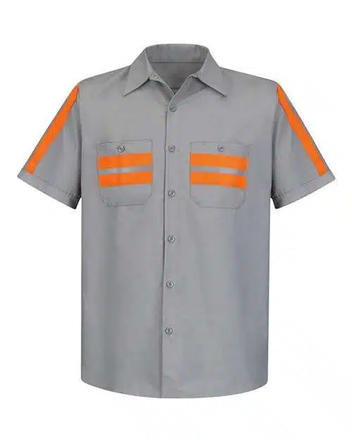 Men's Enhanced Visibility Industrial Work Shirt