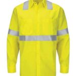 Men's Enhanced & Hi-Visibility Long Sleeve Work Shirt