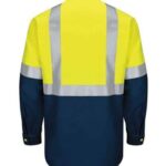 Men's Tall Enhanced & Hi-Visibility Long Sleeve Work Shirt