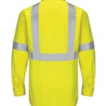 Men's Tall Enhanced & Hi-Visibility Long Sleeve Work Shirt
