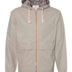 Unisex Vintage Hooded Rain Jacket