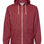 Unisex Vintage Hooded Rain Jacket