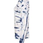 Women's French Terry Off-the-Shoulder Tie-Dyed Sweatshirt