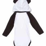 Infant Fine Jersey Character Hooded Long Sleeve Bodysuit with Ears