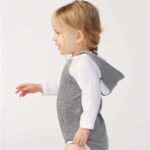 Infant Fine Jersey Character Hooded Long Sleeve Bodysuit with Ears