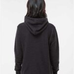 Women’s French Terry Sport Lace Scuba Hooded Sweatshirt