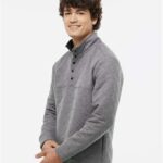Men's Quilted Half-Snap Pullover