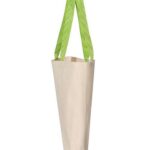 11L Canvas Tote with Contrast-Color Handles