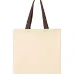 Economical Tote with Contrast-Color Handles