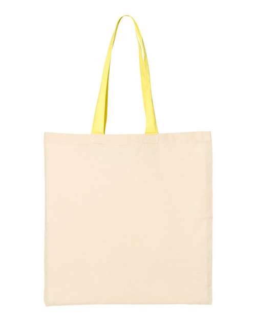 Economical Tote with Contrast-Color Handles