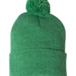 12" Pom-Pom Cuffed Beanie