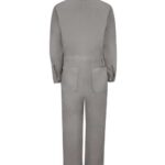 Men's Extended Sizes Zip-Front Cotton Coverall
