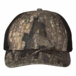 Garment Washed Printed Trucker Cap