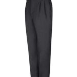 Men's Odd-Extended Sizes Pleated Twill Slacks